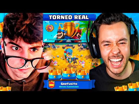 BENIJU ME COACHEA EN EL TORNEO MUNDIAL DE CLASH ROYALE - TheGrefg