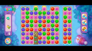 Gardenscapes Level 629 [Super Hard Level] [No booster]