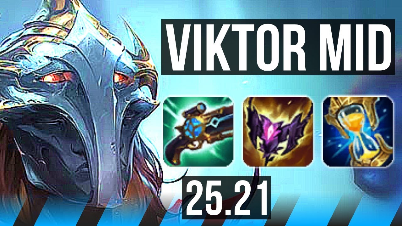 52k VIKTOR vs AHRI (MID) | Quadra, Legendary, 52k DMG, 21/5/10 | KR Master ...