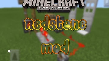 REDSTONE MOD for MCPE!! - Pistons,Levers & More! - Minecraft PE (Pocket Edition)