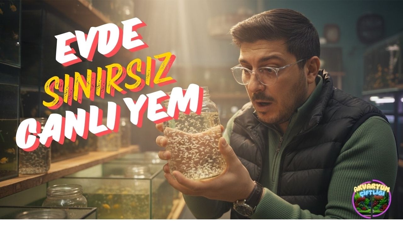 Hazır Yemlere Servet Ödemeyin! 💰 Evde Sınırsız Canlı Yem Üretimi (Su Piresi Rehberi)
