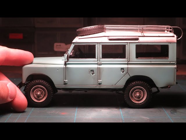 Revell 1:24 Land Rover Series III LWB (Full Build Video) 