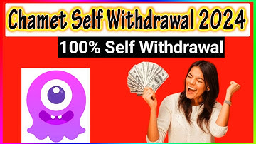 how to withdraw chamet money | chamet self withdrawal | chamet se paise kaise nikale | #chamet #tech