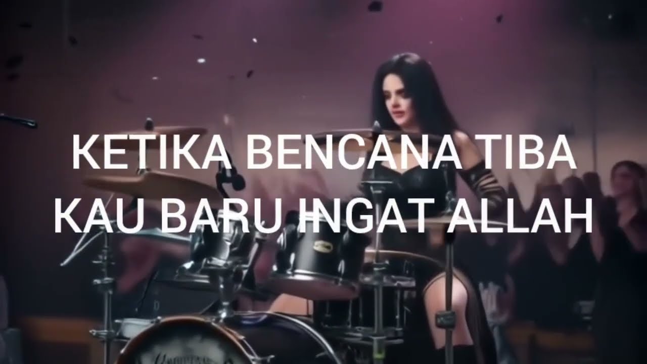KETIKA BENCANA TIBA , KAU BARU INGAT ALLAH - DARK SYMPHONI METAL (Official Ai Music Video)