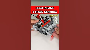 LEGO Technic 6 Speed Gearbox #lego #legotechnic #legocars