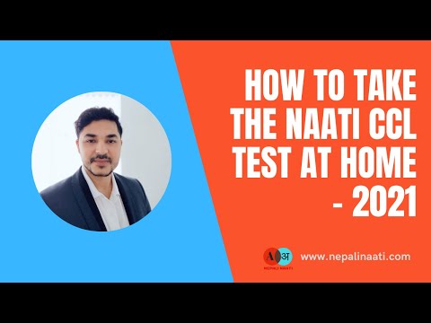 How To Take the NAATI CCL Test At Home