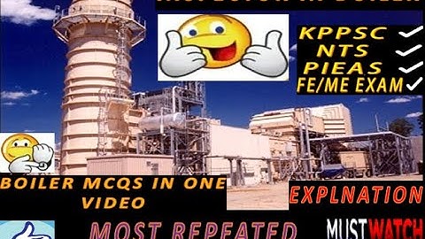Boiler mcqs in one video(Become expert in one video)