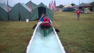Boy Scouts Canoe Demonstration