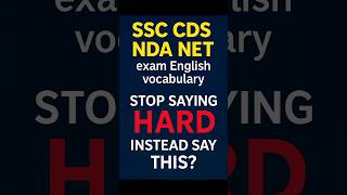ARDUOUS Meaning in English &amp; Hindi 🔥 | SSC CDS NDA NET English Vocabulary