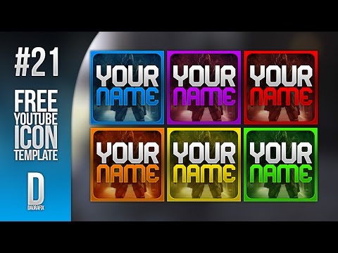 youtube icon template