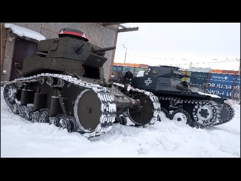 Видео: Как сделать танк Т-I  за пять минут?/How to make a tank PzKpfw I B in five minutes?