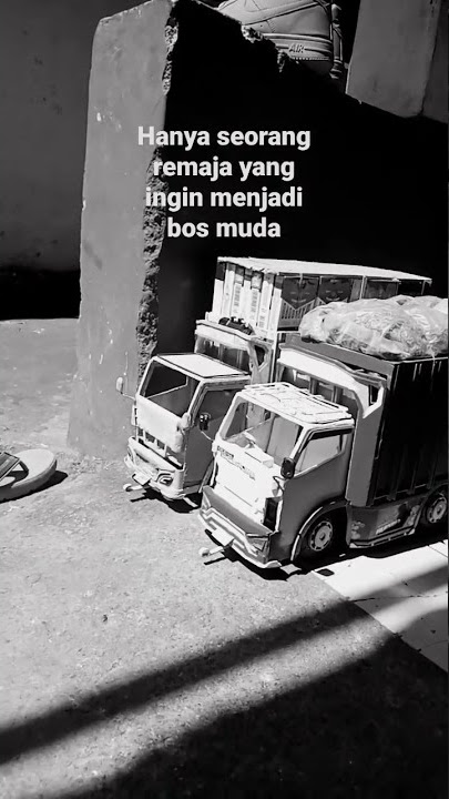 story wa miniatur truk kata kata keren