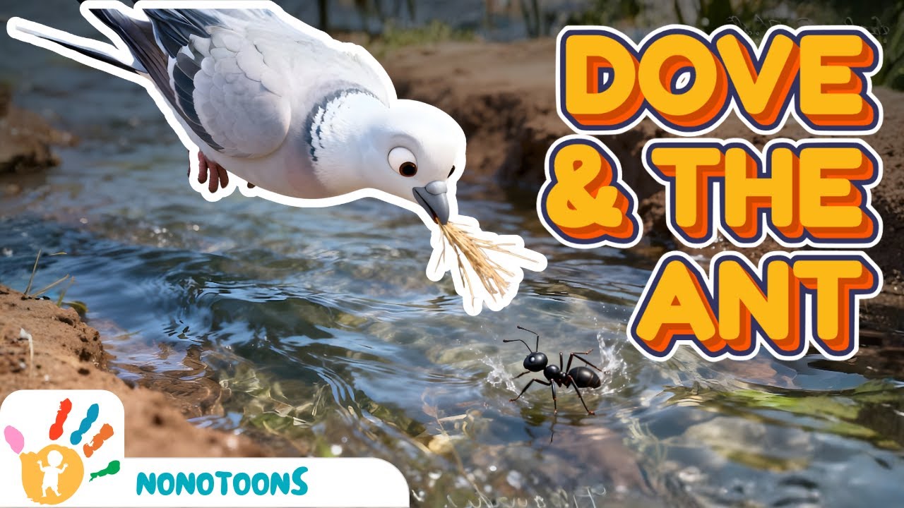 The Dove and the Ant 🕊️ | Moral Stories for Kids 🐜
