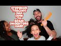 STEPMOM TEACHES DAD HOW TO BRAID DAUGHTERS HAIR!