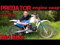 Predator 212cc engine swap mini bike motorcycle