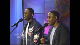 Brian Mcknight and Wayne Brady (One Last Cry) Duet Performance, ABC 7 KGO (Aug 5, 2003)
