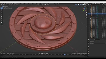 Viking Shield - Blender Timelapse