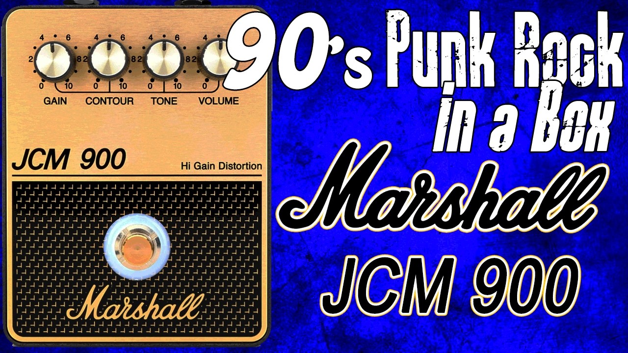 Marshall JCM900 Pedal #guitarpedals #marshall - YouTube