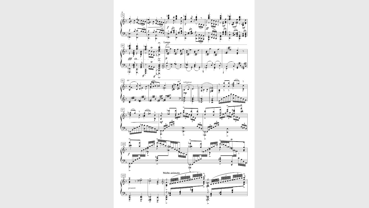 H.I.F. Biber's Passacaglia arranged for Piano