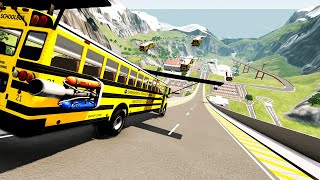 Amazing Very High Speed Cars Jumps BeamNG Drive #6