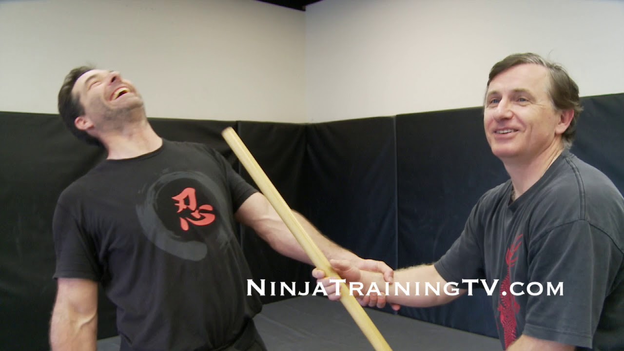 HOW TO FIGHT WITH A STICK FOR SELF DEFENSE 🥋 Hanbojutsu: Ninjutsu