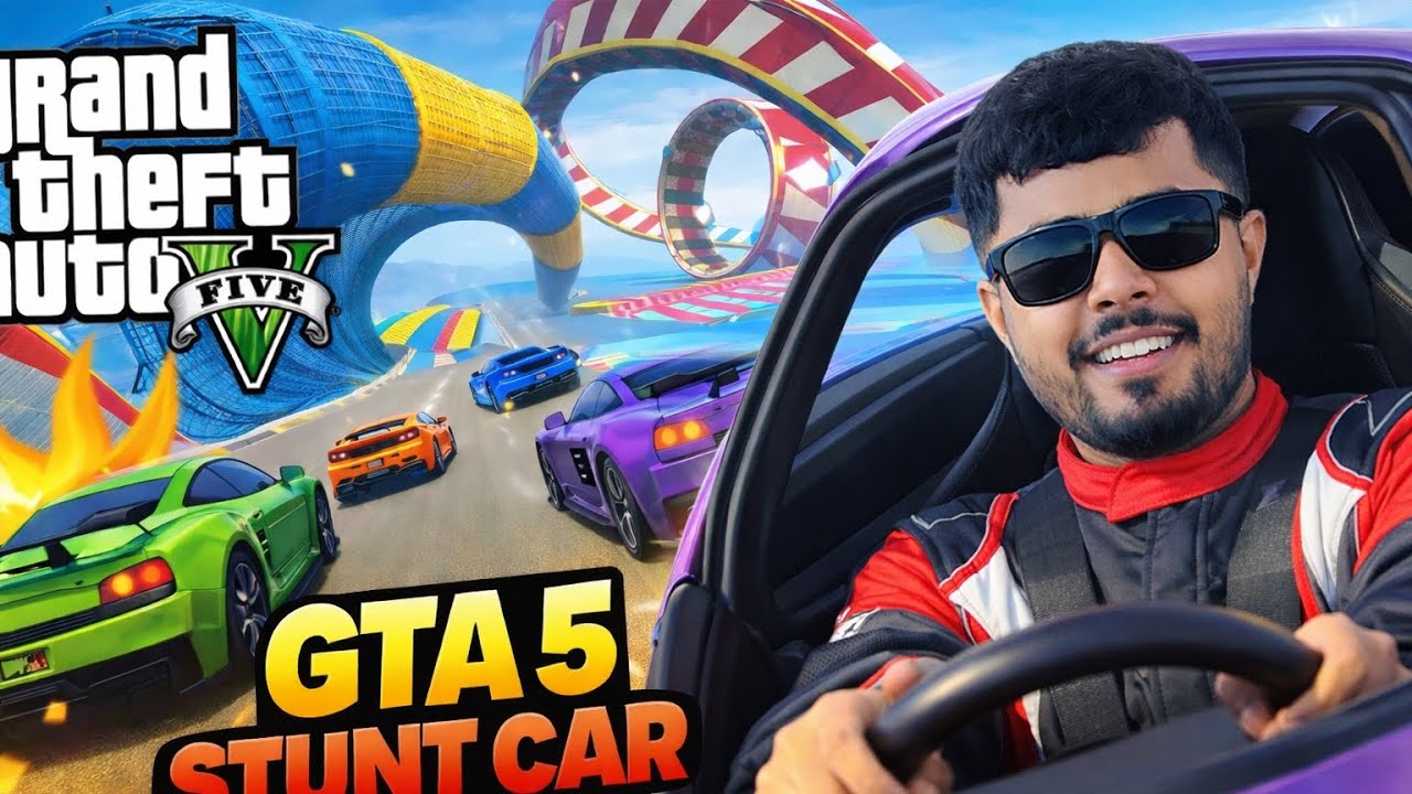 Pro Level GTA 5 Stunt Racing | Perfect Jumps Only 🔥