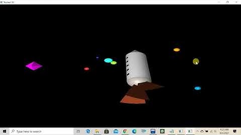 Rocket Open_GL / Computer Graphics Project With Source Code