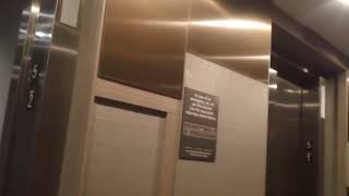 Schindler 3300 Traction Elevators At Aloft Hotel @ Erwin Terrace, Durham NC