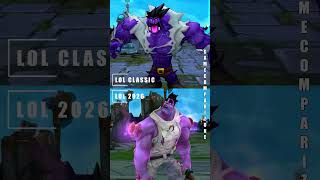 These Classic LOL Champions Got INSANE Upgrades #leagueoflegends #comparison