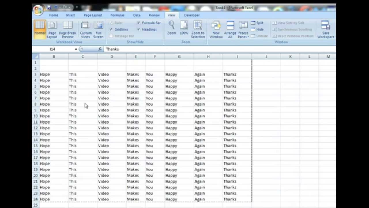 Entire Excel Worksheet Not Printing Out - Troubleshoot Here Easy - YouTube