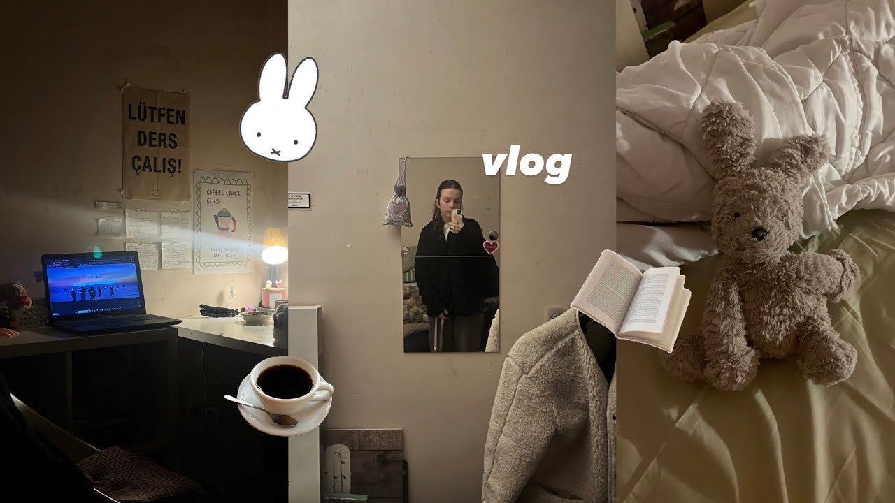 vlog☕️| stu(dying) a lot, exam week