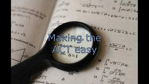 Finding Vertex from the Parabola Equation ACT Problem