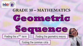 Geometric Sequence (Grade 10) | TAGALOG | Net Worth