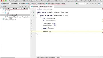 03   Variables, Literals and Constants  | Learn Android Application Development