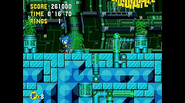 Sonic CD - Tidal Tempest 3 Good Future Speedrun in 26"41