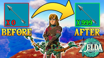 BEST and FASTEST way to get UNLIMITED ARROWS | The Legend of Zelda : Tears of The Kingdom