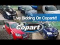 Live Auction Bidding On COPART!!