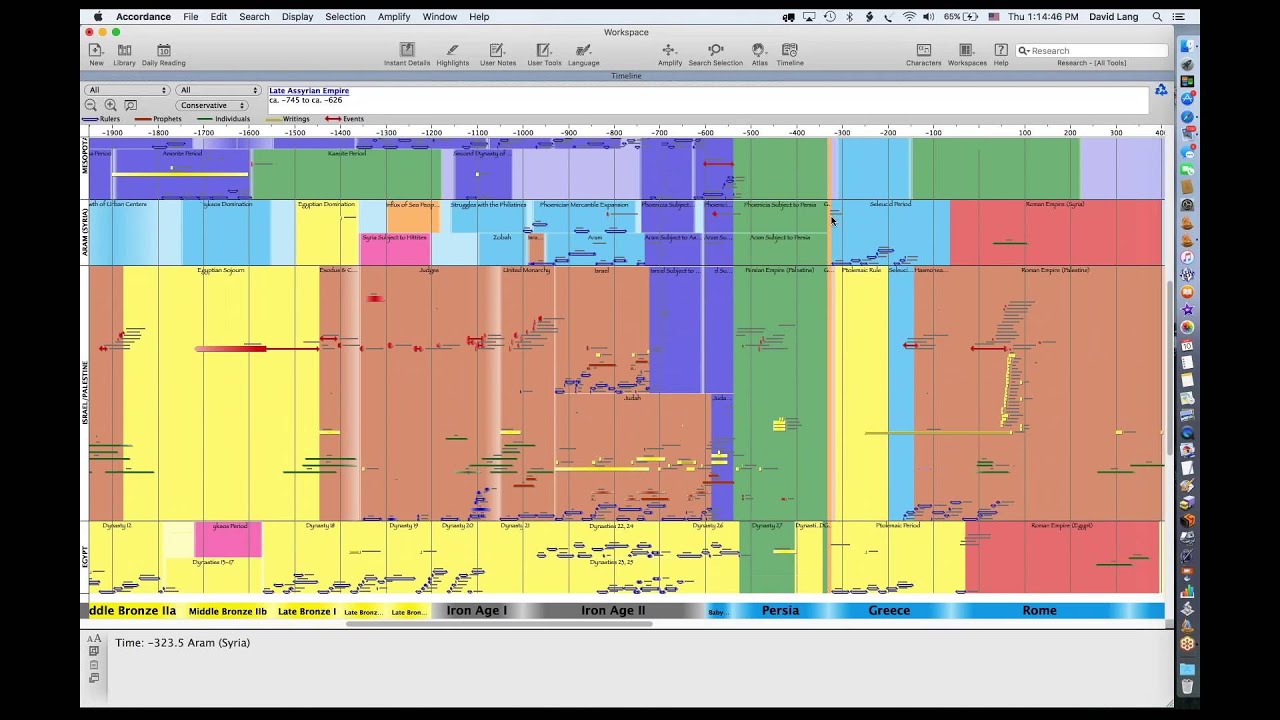 Webinar: Using the Accordance Timeline - YouTube