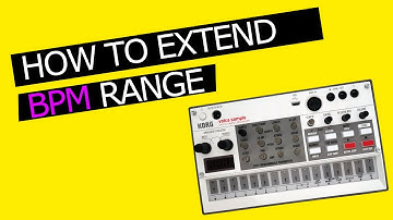 Korg Volca Sample - How to Extend BPM [Korg Volca Sample Tutorial] 2021