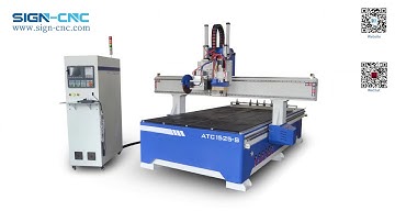 SIGN-CNC ATC CNC Router Machine with a Saw for Engraving and Cutting