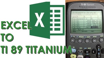 How to export Excel files to Texas TI 89 Titanium using CellSheet Converter Software