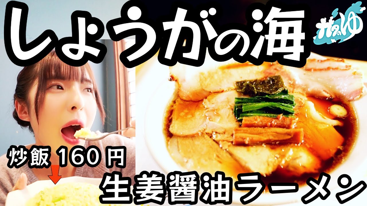 「うわっ生姜がすごい」長岡の生姜醤油ラーメン🍜 部位で味を変えているこだわりチャーシューの魅力