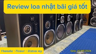 Review loa bãi nhật | loa Diatone ns 501 | loa Diatone D - 77hr | ngày 22 tháng 5, 2024