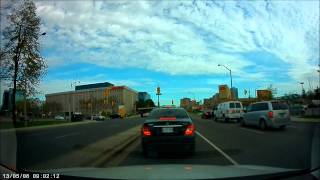Famous TTC bus makes an illegal left turn from the second leftmost lane. Profile