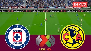 [EN VIVO] Cruz Azul vs América Finales Liga MX 2024 Clausura Partido Completo -Simulación Videojuego