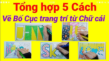 Nhịp điệu và sắc màu của chữ lớp 7 - sắc màu của chữ | Vẽ trang trí chữ | Kcart3