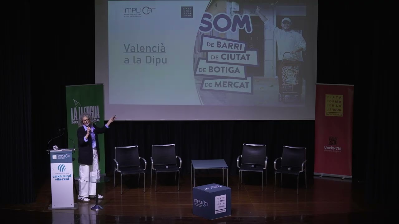 El foment del valencià en el comerç local: una campanya al vostre servei, a càrrec de Gemma Avellan