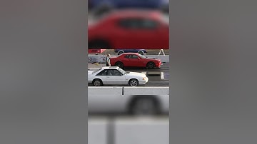 Hellcat vs Fox Body Mustang
