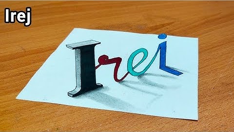 Irej | Subscriber Request | Boys And Girls Name Videos | 3D Name Videos | Calligraphy Name Videos