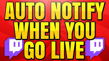 How to Auto Notify when you Go Live on Twitch in Discord server
